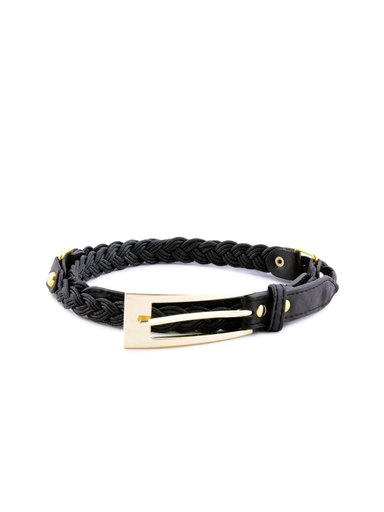 Lino Perros Women Solid Black Belt