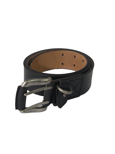 Wrangler Men Night Black Leather Belt