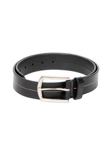 Levitate Men Black Leather Belt