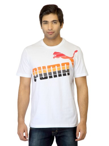 Puma Men Sunbleach White T-shirt